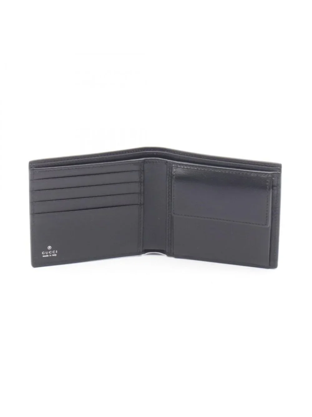 Gucci Bifold Wallet Horsebit Leather